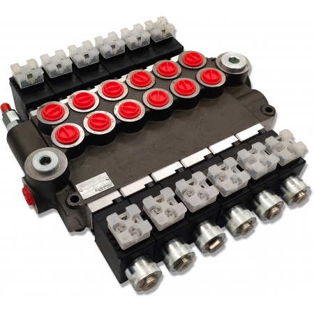 ROZDZIELACZ HYDRAULICZNY 6 SEK 80L ELEKTRYCZNY 24V